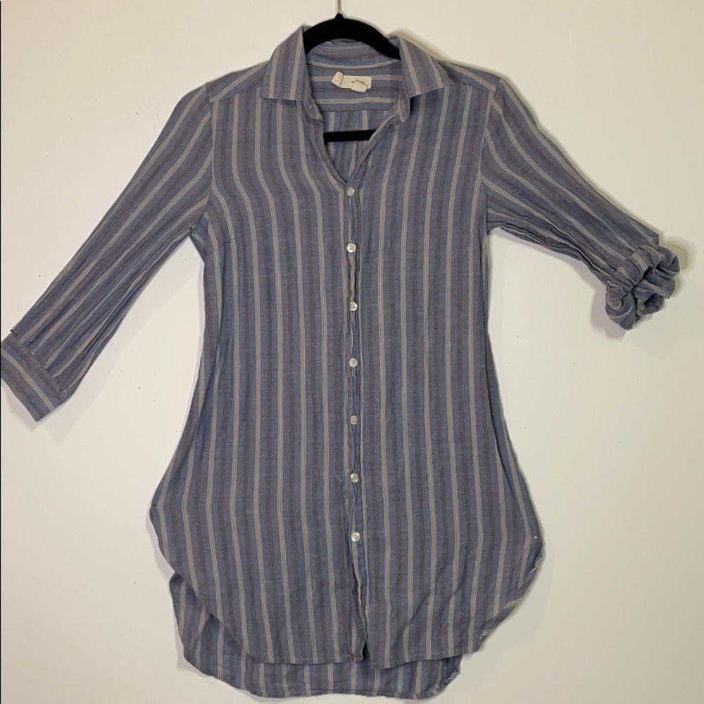 UO Striped Button Down